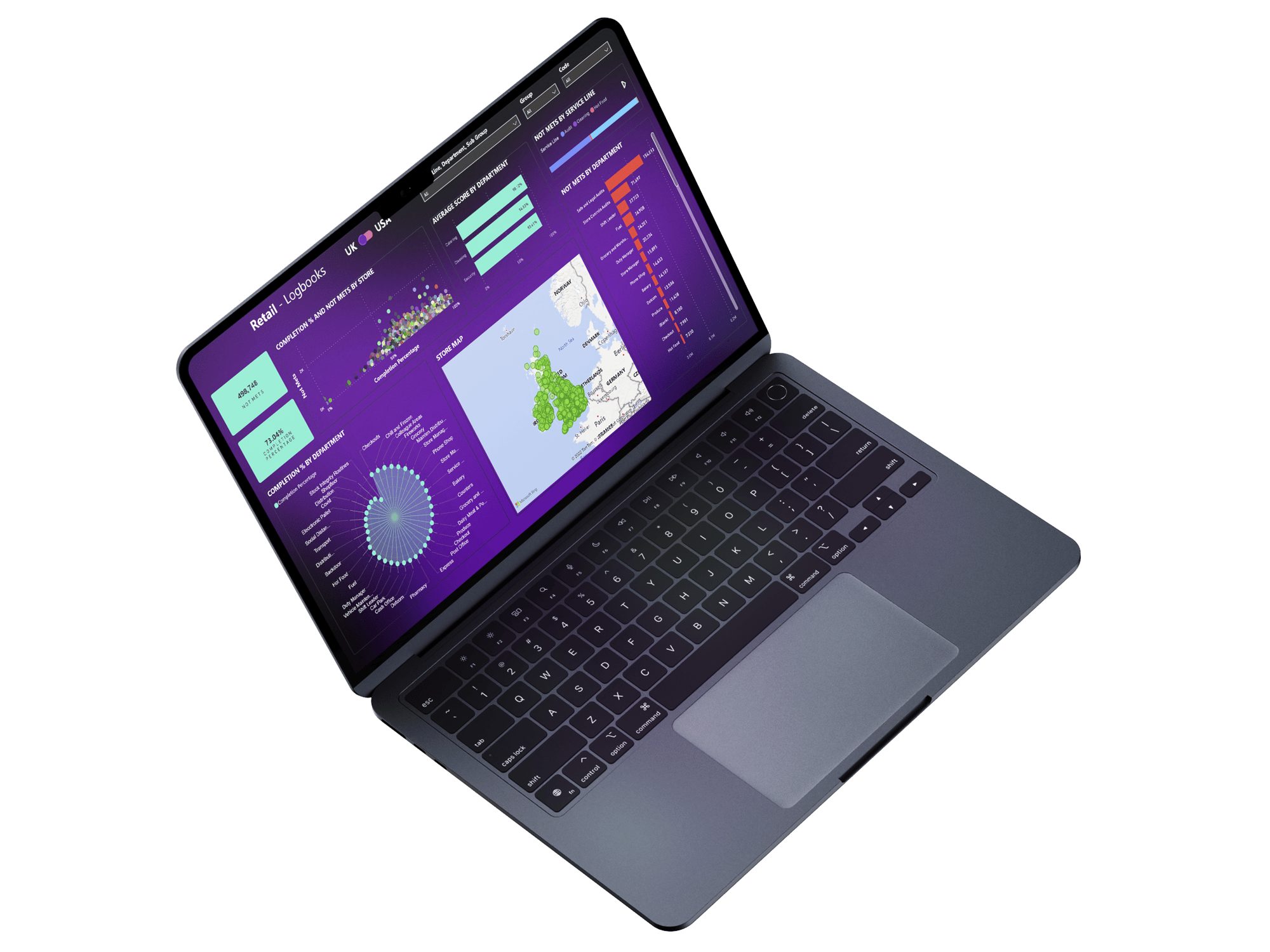 Retail Laptop Mockup
