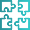 Vertical Agnostic Offering - Medium Turquoise